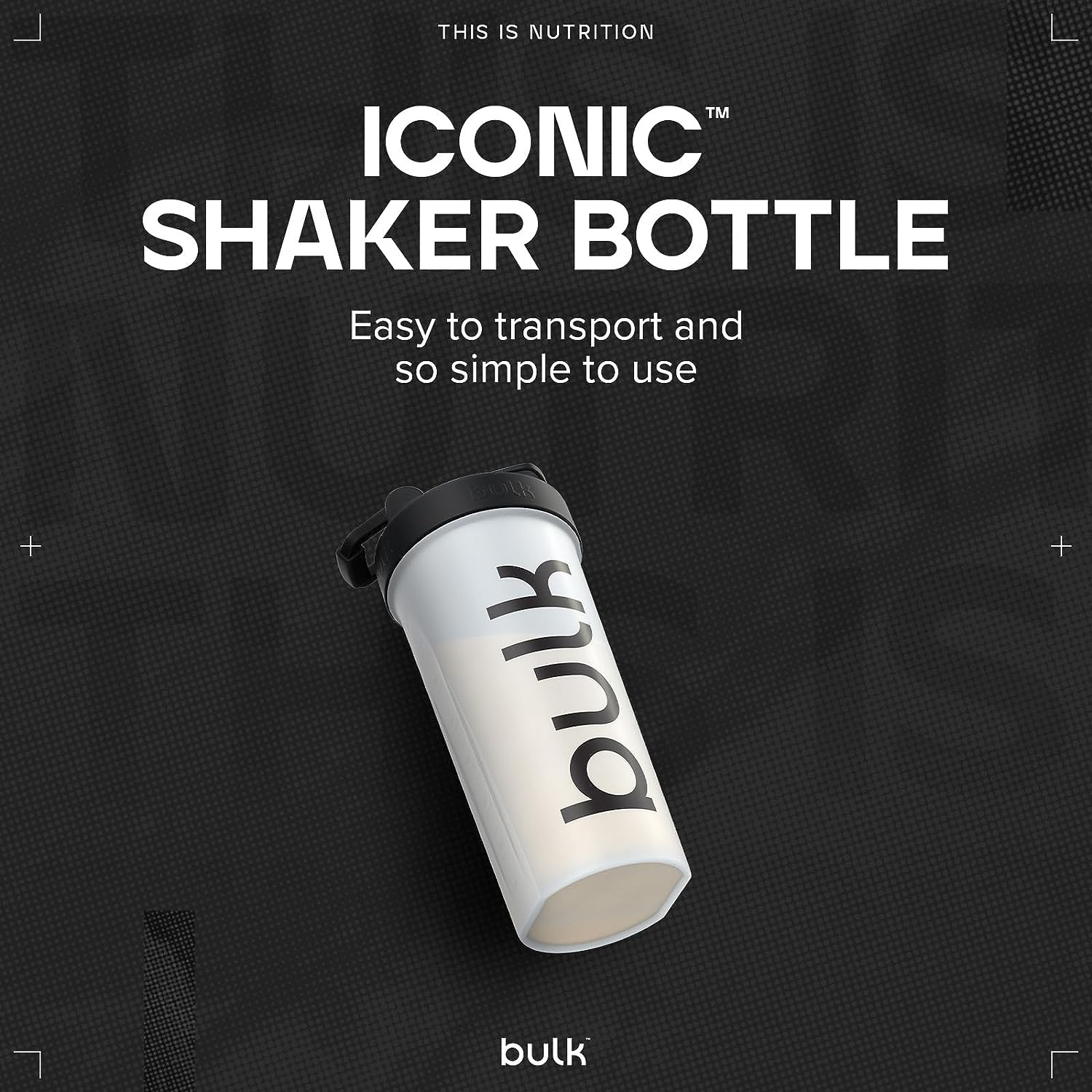 Bulk Iconic Shaker Bottle, With Wire Mixing Ball, Clear, 750 ml (Pack of 1)