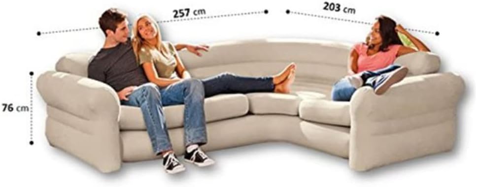 Intex 68575 75047 Valve (Corner Couch Sofa: 257 x 203 x 76 CM