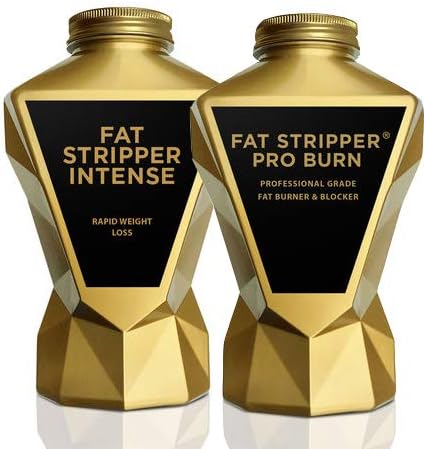 LA Muscle Fat Stripper Combo II - Fat Burner Bundle,Weight Management Loss, Fast-Acting Weight Management and Six Pack Supplement, Natural Fat Burner for Men and Women | GM Free