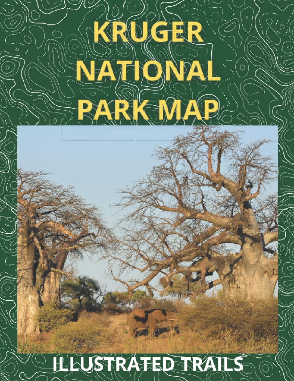 Kruger National Park Map  Illustrated Trails: Guide to Hiking and Exploring Kruger National Park     Paperback – 18 Aug. 2022
