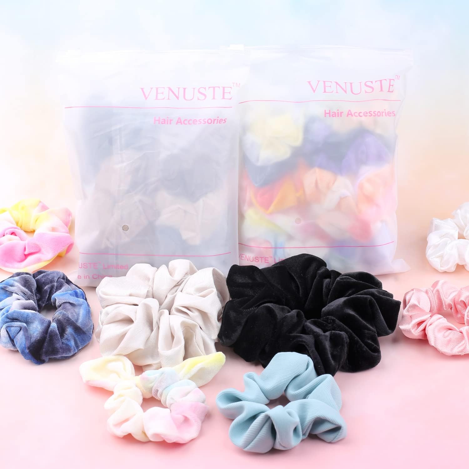 VENUSTE Headbands for Womens Hair, Boho Knotted Head Bands for Adult Women Hair Accessories, Wear for Yoga, Fashion, Working Out, Travel or Running, 6PCS