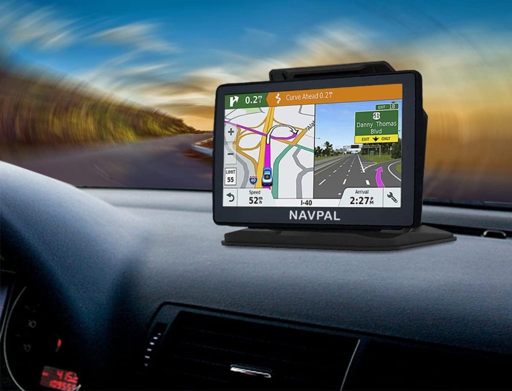 NAVPAL SAT NAV (7 INCH) UK EUROPE EDITION 2023 (FREE Lifetime Updates) GPS Navigation for Car Truck Motorhome Caravan, Features - Speed Cams, Postcodes, Lane Guidance, AI Real Voice (BRITISH BRAND)