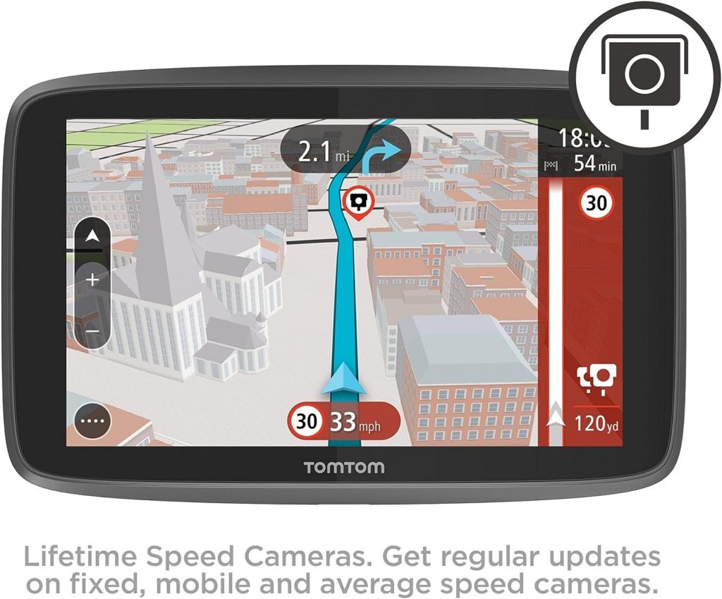 TomTom Car Sat Nav GO 620, 6 Inch with Handsfree Calling, Siri, Google Now, Updates via WiFi, Lifetime Traffic via Smartphone and World Maps, Smartphone Messages, Capacitive Screen, Black